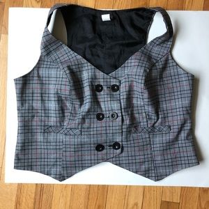 Torrid size 3 plaid vest
